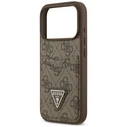 Guess 4G Double Card Triangle Apple iPhone 18 Pro / 17 Pro brown