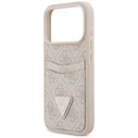 Guess 4G Double Card Triangle Apple iPhone 18 Pro / 17 Pro pink