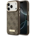 Guess 4G Logo Plate MagSafe Apple iPhone 18 Pro / 17 Pro brown