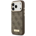 Guess 4G Logo Plate MagSafe Apple iPhone 18 Pro / 17 Pro brown