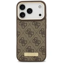 Guess 4G Logo Plate MagSafe Apple iPhone 18 Pro / 17 Pro brown