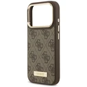 Guess 4G Logo Plate MagSafe Apple iPhone 18 Pro / 17 Pro brown