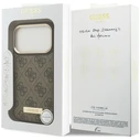 Guess 4G Logo Plate MagSafe Apple iPhone 18 Pro / 17 Pro brown