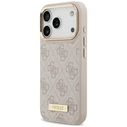 Guess 4G Logo Plate MagSafe Apple iPhone 18 Pro / 17 Pro pink