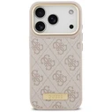 Guess 4G Logo Plate MagSafe Apple iPhone 18 Pro / 17 Pro pink