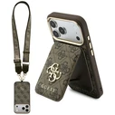 Guess 4G with a wallet and a lanyard MagSafe Apple iPhone 18 Pro / 17 Pro brown