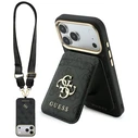 Guess 4G with a wallet and a lanyard MagSafe Apple iPhone 18 Pro / 17 Pro brown