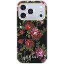 Guess Blossom Roses Print MagSafe Apple iPhone 18 Pro / 17 Pro black