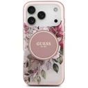 Guess IML Flower & Tonal Circle MagSafe Apple iPhone 18 Pro / 17 Pro pink