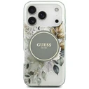 Guess IML Flower & Tonal Circle MagSafe Apple iPhone 18 Pro / 17 Pro green