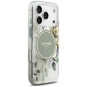Guess IML Flower & Tonal Circle MagSafe Apple iPhone 18 Pro / 17 Pro green