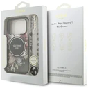 Guess IML Flowers Pearl Strap MagSafe Apple iPhone 18 Pro / 17 Pro black