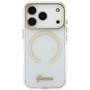 Guess IML Script Metal MagSafe Apple iPhone 18 Pro / 17 Pro clear