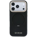 Guess Ring Stand 360 Grained Classic Logo MagSafe Apple iPhone 18 Pro / 17 Pro black