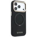 Guess Ring Stand 360 Grained Classic Logo MagSafe Apple iPhone 18 Pro / 17 Pro black