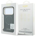 Guess Ring Stand 360 Grained Classic Logo MagSafe Apple iPhone 18 Pro / 17 Pro black