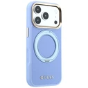 Guess Ring Stand 360 Grained Classic Logo MagSafe Apple iPhone 18 Pro / 17 Pro light blue