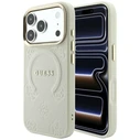 Guess Saffiano Peony & Ring MagSafe Apple iPhone 18 Pro / 17 Pro beige