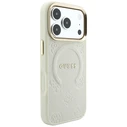 Guess Saffiano Peony & Ring MagSafe Apple iPhone 18 Pro / 17 Pro beige
