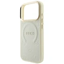 Guess Saffiano Peony & Ring MagSafe Apple iPhone 18 Pro / 17 Pro beige