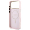 Guess Saffiano Small 4G & Classic Logo MagSafe Apple iPhone 18 Pro / 17 Pro pink