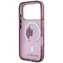 Karl Lagerfeld Peekaboo Logo MagSafe Apple iPhone 18 Pro / 17 Pro burgundy