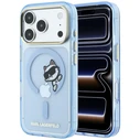 Karl Lagerfeld Peekaboo Logo MagSafe Apple iPhone 18 Pro Max / 17 Pro Max blue