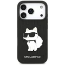 Karl Lagerfeld Saffiano Mono Patch Choupette Apple iPhone 18 Pro / 17 Pro black