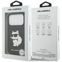 Karl Lagerfeld Saffiano Mono Patch Choupette Apple iPhone 18 Pro / 17 Pro black