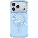 Karl Lagerfeld Script Logo MagSafe Apple iPhone 18 Pro / 17 Pro light blue