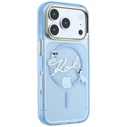 Karl Lagerfeld Script Logo MagSafe Apple iPhone 18 Pro / 17 Pro light blue