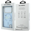 Karl Lagerfeld Script Logo MagSafe Apple iPhone 18 Pro / 17 Pro light blue