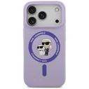 Karl Lagerfeld Silicone Karl&Choupette Ring MagSafe Apple iPhone 18 Pro / 17 Pro purple