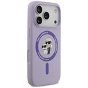 Karl Lagerfeld Silicone Karl&Choupette Ring MagSafe Apple iPhone 18 Pro / 17 Pro purple