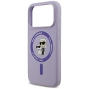 Karl Lagerfeld Silicone Karl&Choupette Ring MagSafe Apple iPhone 18 Pro / 17 Pro purple