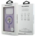 Karl Lagerfeld Silicone Karl&Choupette Ring MagSafe Apple iPhone 18 Pro / 17 Pro purple