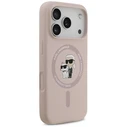 Karl Lagerfeld Silicone Karl&Choupette Ring MagSafe Apple iPhone 18 Pro / iPhone 17 Pro black