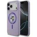 Karl Lagerfeld Silicone Karl&Choupette Ring MagSafe Apple iPhone 18 Pro Max / iPhone 17 Pro Max purple