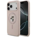 Karl Lagerfeld Silicone Karl&Choupette Ring MagSafe Apple iPhone 18 Pro Max / iPhone 17 Pro Max pink