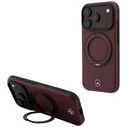 Mercedes Leather with Ring Stand MagSafe Apple iPhone 18 Pro / 17 Pro burgundy
