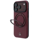 Mercedes Leather with Ring Stand MagSafe Apple iPhone 18 Pro / 17 Pro burgundy