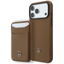 Mercedes Grill Pattern Leather MagSafe Apple iPhone 18 Pro Max / 17 Pro Max camel
