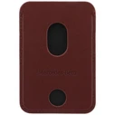 Mercedes Grill Pattern Leather MagSafe Apple iPhone 18 Pro / 17 Pro burgundy