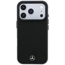 Mercedes Grill Pattern Leather MagSafe Apple iPhone 18 Pro / 17 Pro black