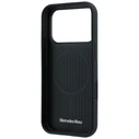 Mercedes Grill Pattern Leather MagSafe Apple iPhone 18 Pro / 17 Pro black