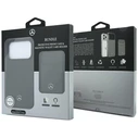 Mercedes Grill Pattern Leather MagSafe Apple iPhone 18 Pro / 17 Pro black
