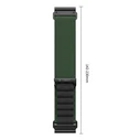 Tech-Protect Nylon Pro for Garmin Fenix 5x / 5x Plus / 6x / 6x Pro / 7x / 8 / 8 Pro / 9 / 9 Pro 51 mm Green/black