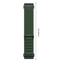 Tech-Protect Nylon Pro for Garmin Fenix 5x / 5x Plus / 6x / 6x Pro / 7x / 8 / 8 Pro / 9 / 9 Pro 51 mm Military Green
