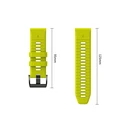 Tech-Protect Iconband Pro for Garmin Fenix 5x / 5x Plus / 6x / 6x Pro / 7x / 8 / 8 Pro / 9 / 9 Pro 51 mm Lime/black