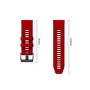 Tech-Protect Iconband Pro for Garmin Fenix 5x / 5x Plus / 6x / 6x Pro / 7x / 8 / 8 Pro / 9 / 9 Pro 51 mm Red/black